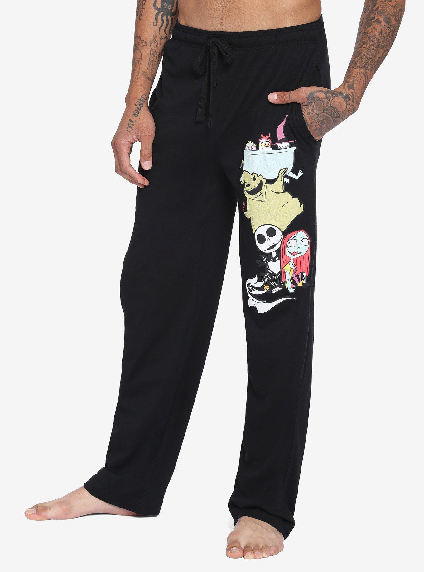 The Nightmare Before Christmas Chibi Group Pajama Pants, MULTI, hi-res