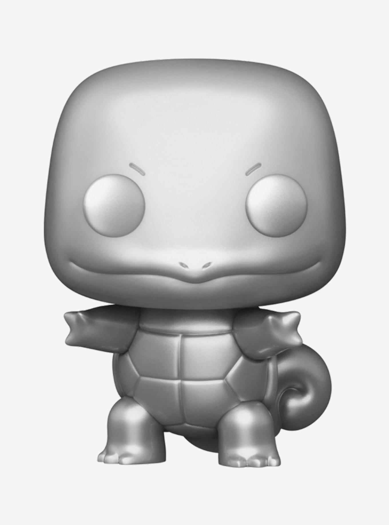 Funko Pokemon Pop! Games Metallic Squirtle Vinyl Figure, , hi-res