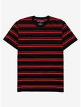 Red & Black Multi Stripe T-Shirt, STRIPE - RED, hi-res