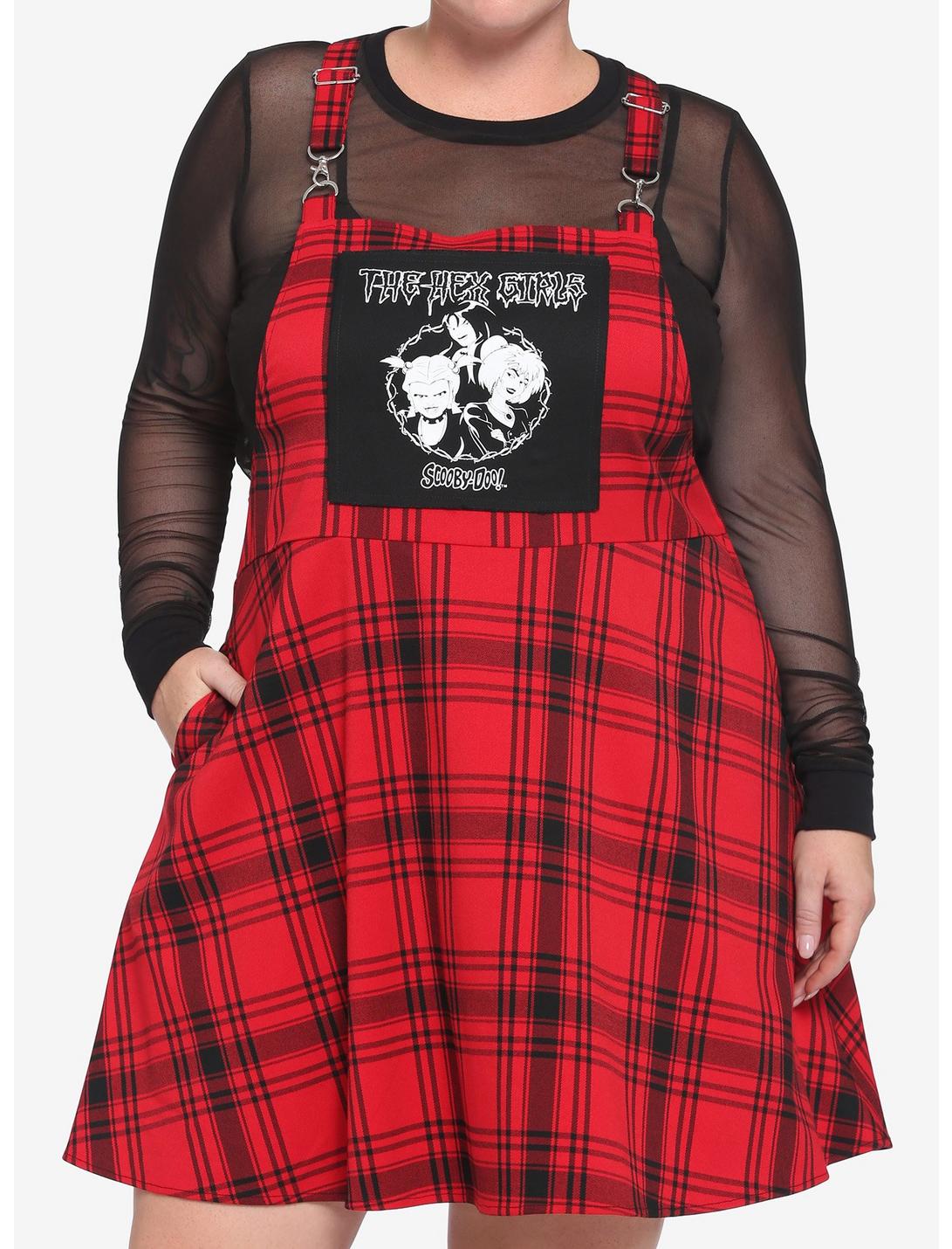 Scooby-Doo! The Hex Girls Plaid Skirtall Plus Size, MULTI, hi-res