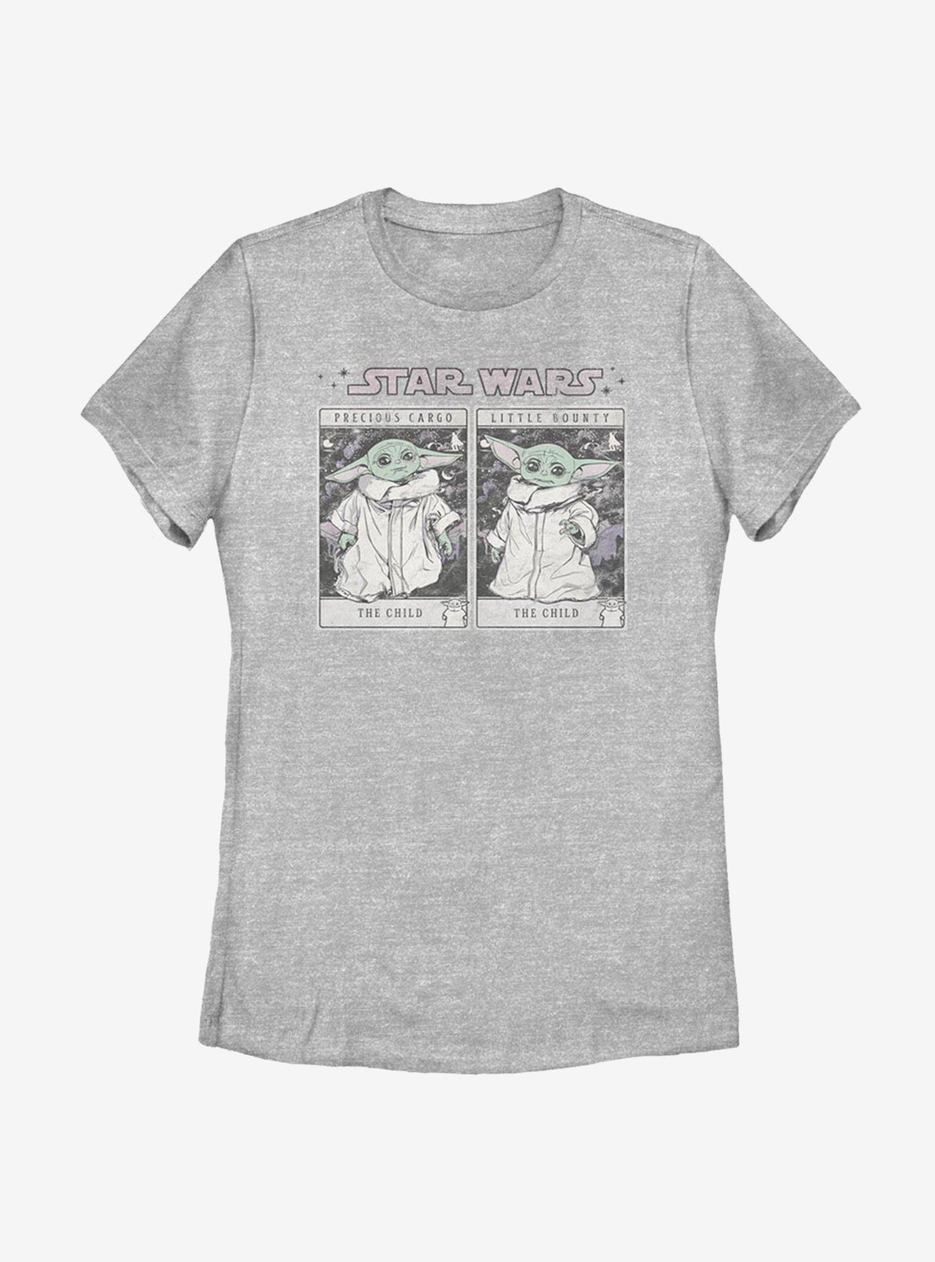 Star Wars The Mandalorian Tarot Cards Womens T-Shirt, ATH HTR, hi-res