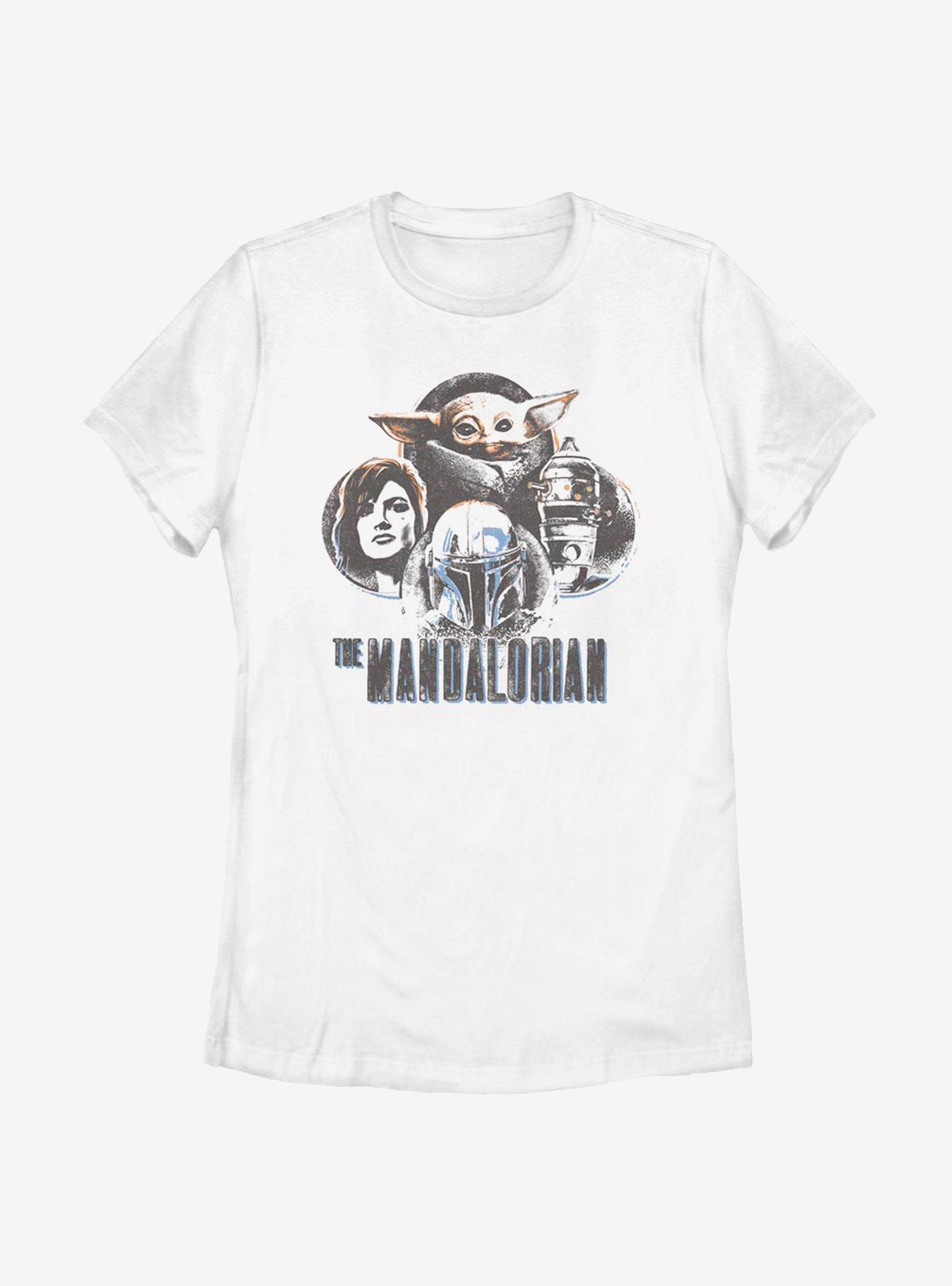 Star Wars The Mandalorian Group Circles Womens T-Shirt, , hi-res