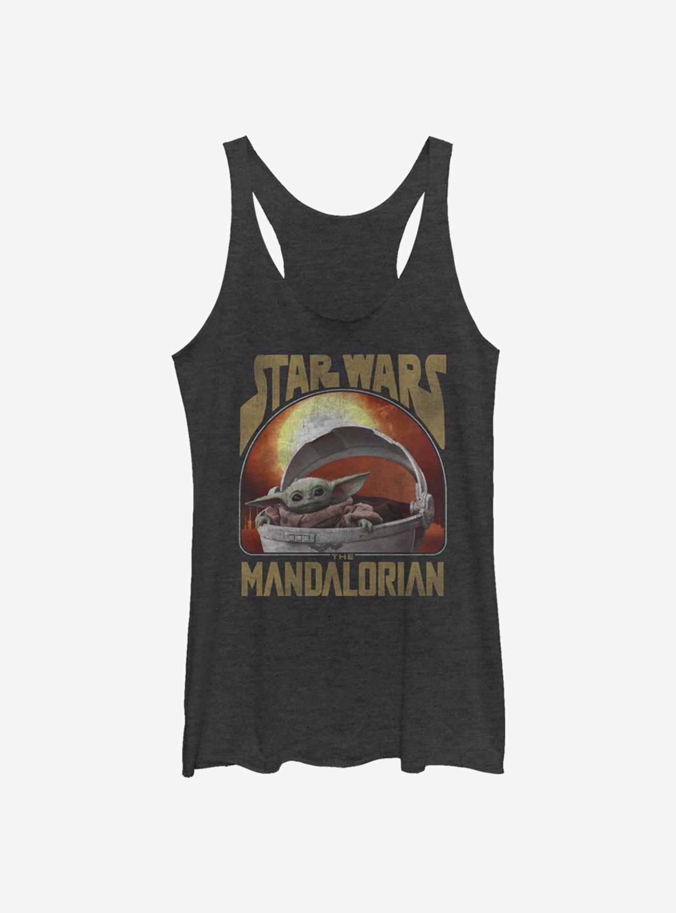 Star Wars The Mandalorian The Child Sunset Womens Tank Top, , hi-res