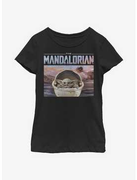 Star Wars The Mandalorian The Child Head On Youth Girls T-Shirt, , hi-res