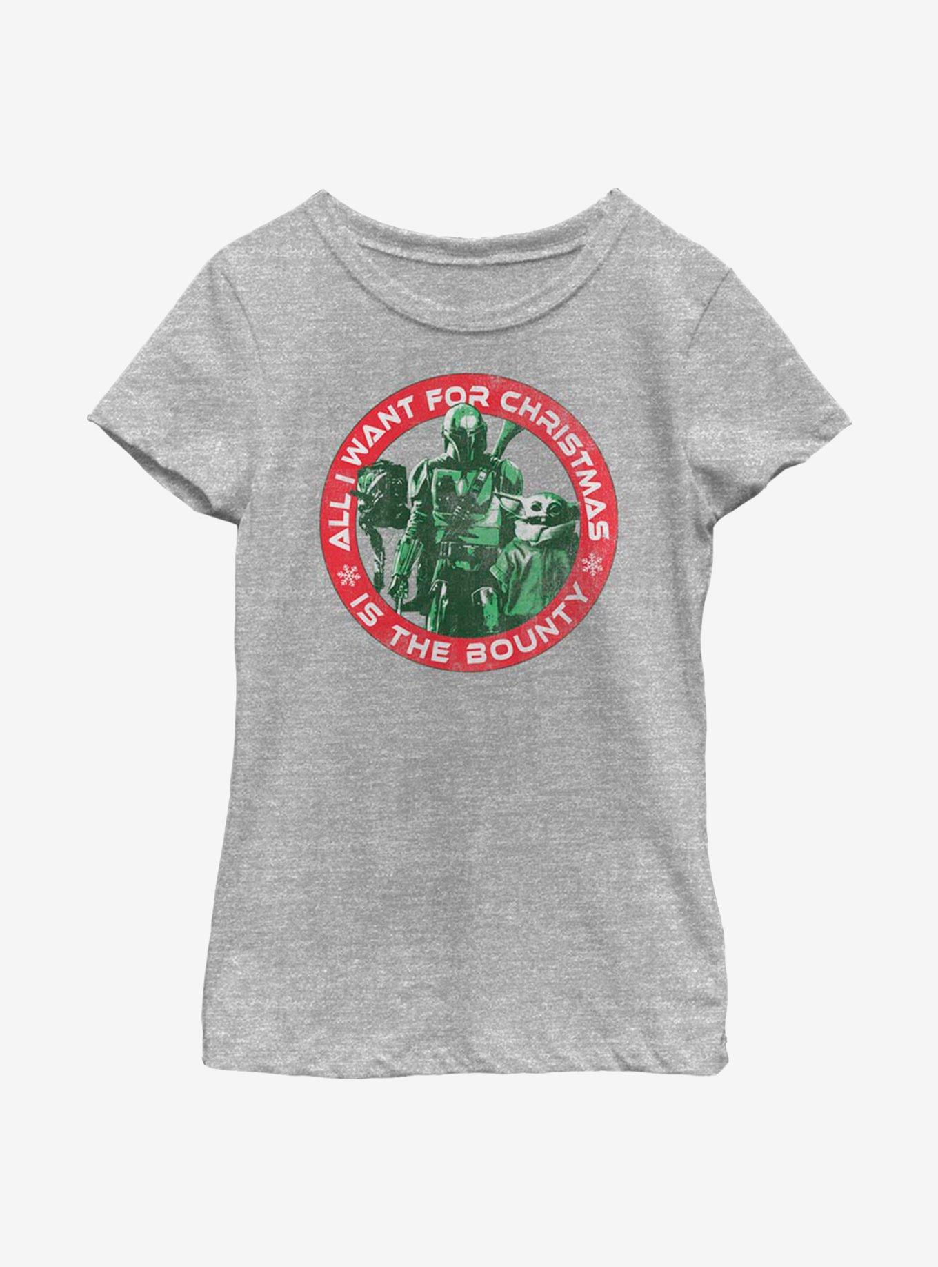 Star Wars The Mandalorian Christmas Bounty Youth Girls T-Shirt, , hi-res