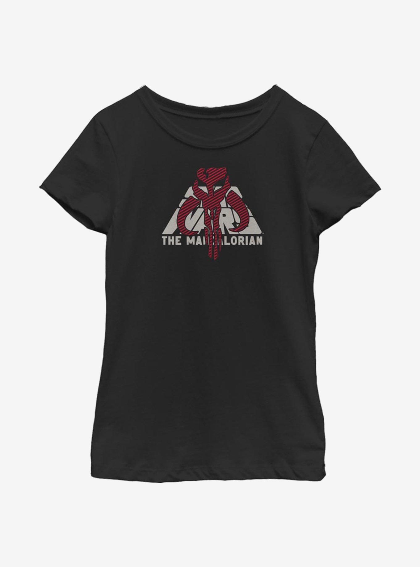 Star Wars The Mandalorian Logo Overlap Youth Girls T-Shirt, , hi-res