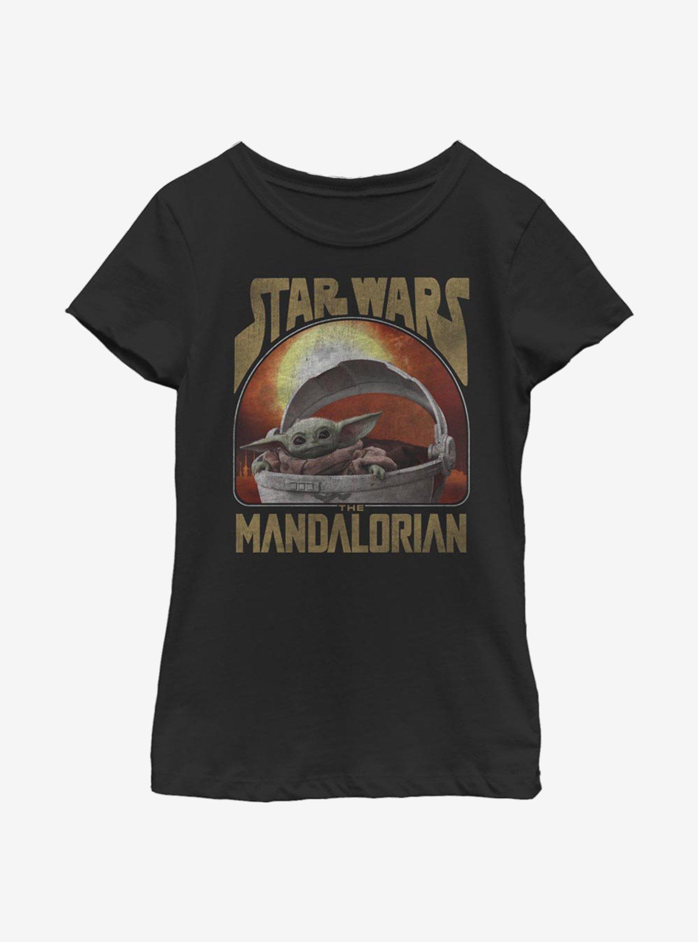 Star Wars The Mandalorian The Child Sunset Youth Girls T-Shirt, , hi-res