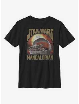 Star Wars The Mandalorian The Child Sunset Youth T-Shirt, , hi-res