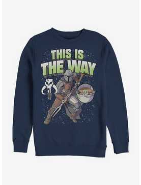 Star Wars The Mandalorian This Is The Way Large Letters Sweatshirt, , hi-res