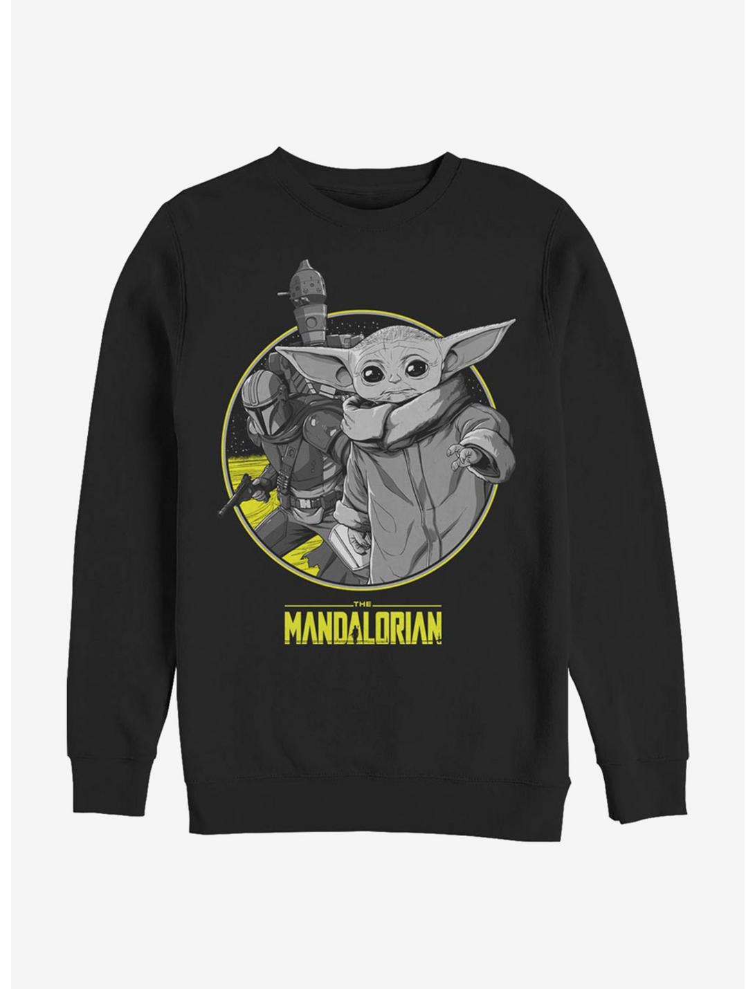Star Wars The Mandalorian The Child The Way Charm Sweatshirt, BLACK, hi-res