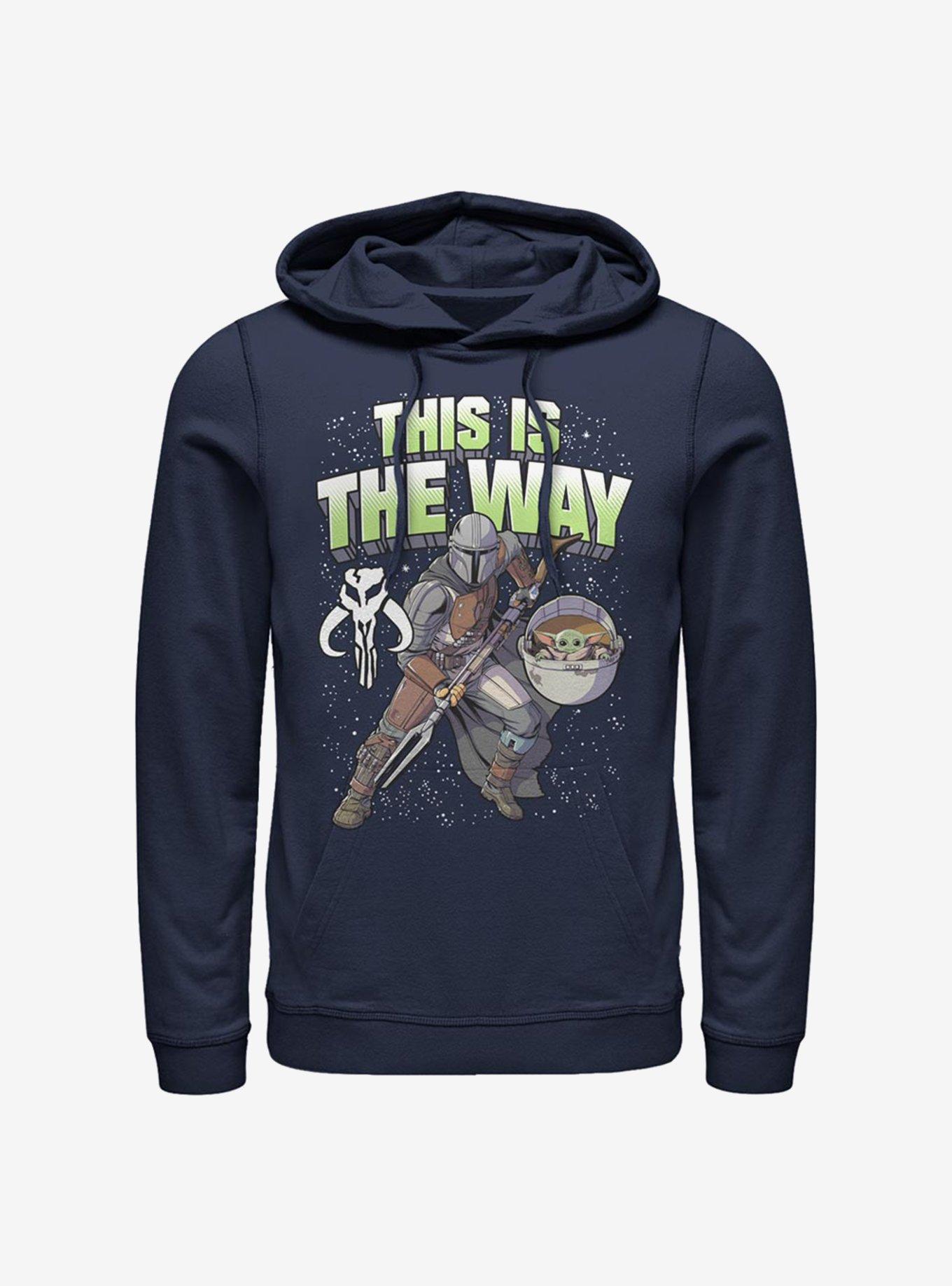 Star Wars The Mandalorian This Is The Way Large Letters Hoodie, , hi-res