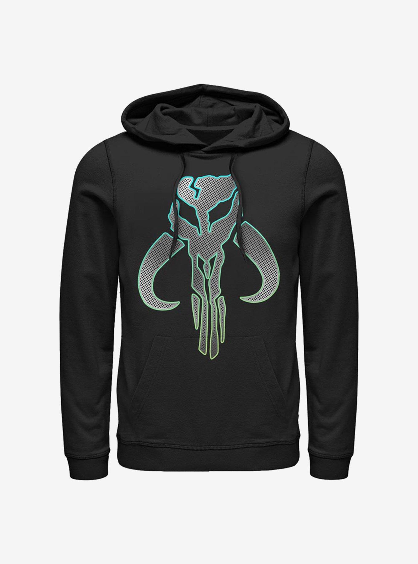 Star Wars The Mandalorian Silver Logo Hoodie, , hi-res