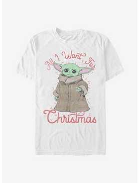 Star Wars The Mandalorian The Child All I Want Christmas T-Shirt, , hi-res