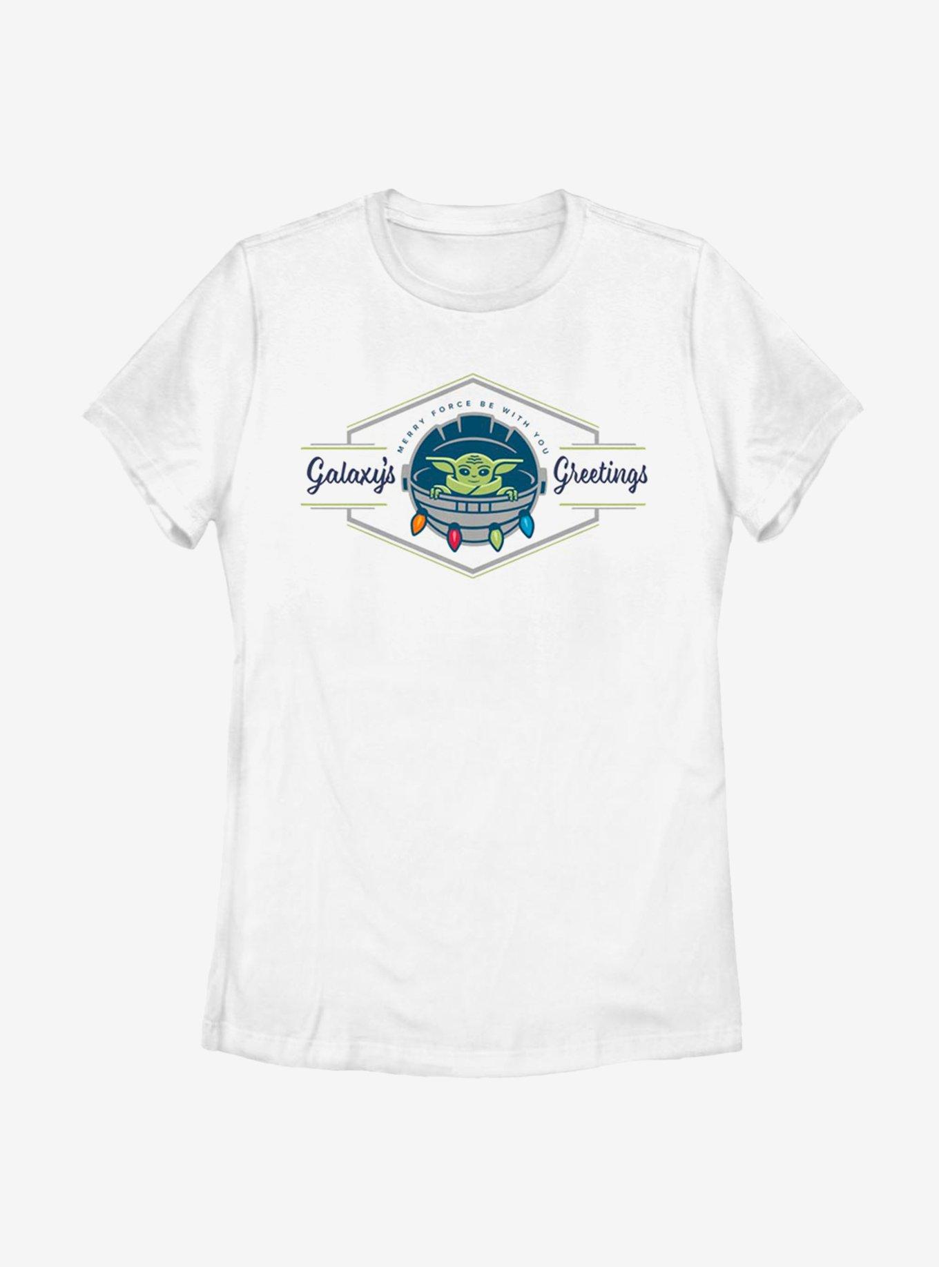 Star Wars The Mandalorian The Child Merry Galaxy Womens T-Shirt, , hi-res