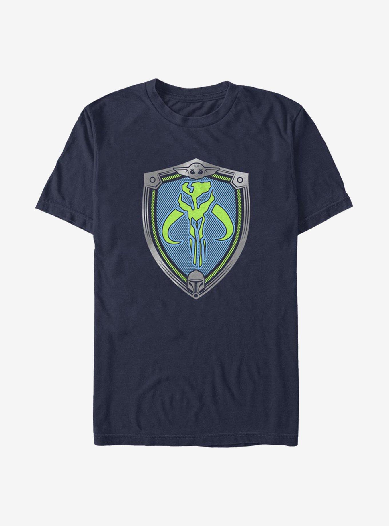 Star Wars The Mandalorian Shield Logo T-Shirt, , hi-res