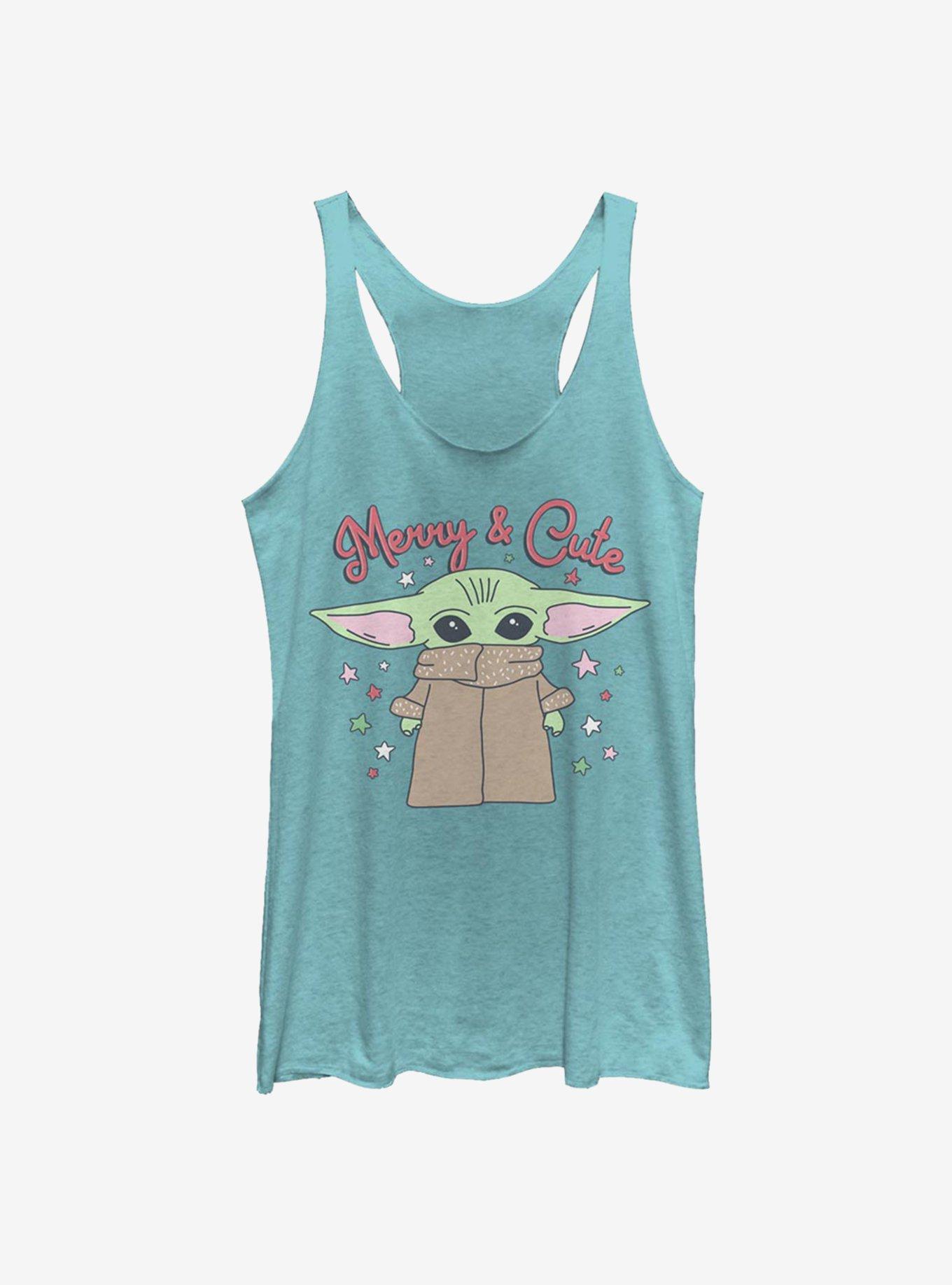 Star Wars The Mandalorian The Child Merry And Cute Womens Tank Top, , hi-res