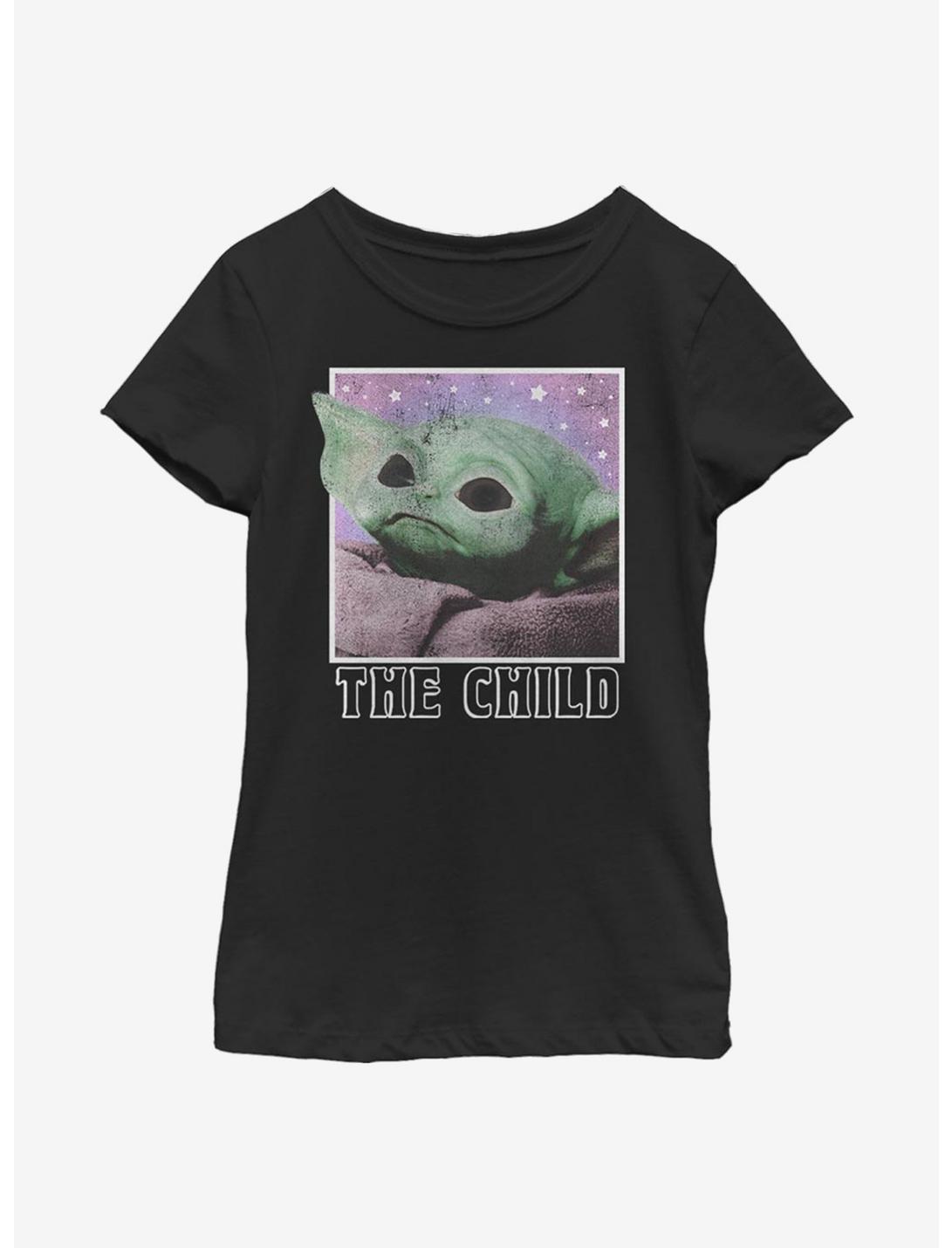 Star Wars The Mandalorian The Child Cosmic Youth Girls T-Shirt, BLACK, hi-res