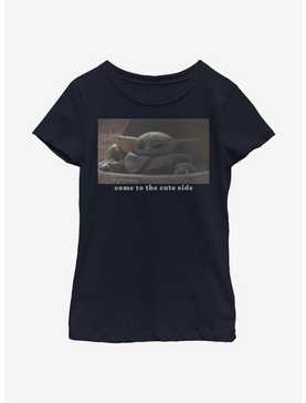Star Wars The Mandalorian The Child Come To The Cute SIde Youth Girls T-Shirt, , hi-res
