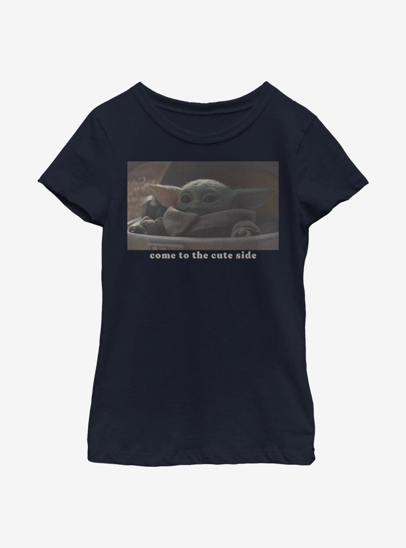 Star Wars The Mandalorian The Child Come To The Cute SIde Youth Girls T-Shirt, , hi-res