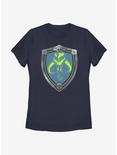 Star Wars The Mandalorian Shield Logo Womens T-Shirt, NAVY, hi-res