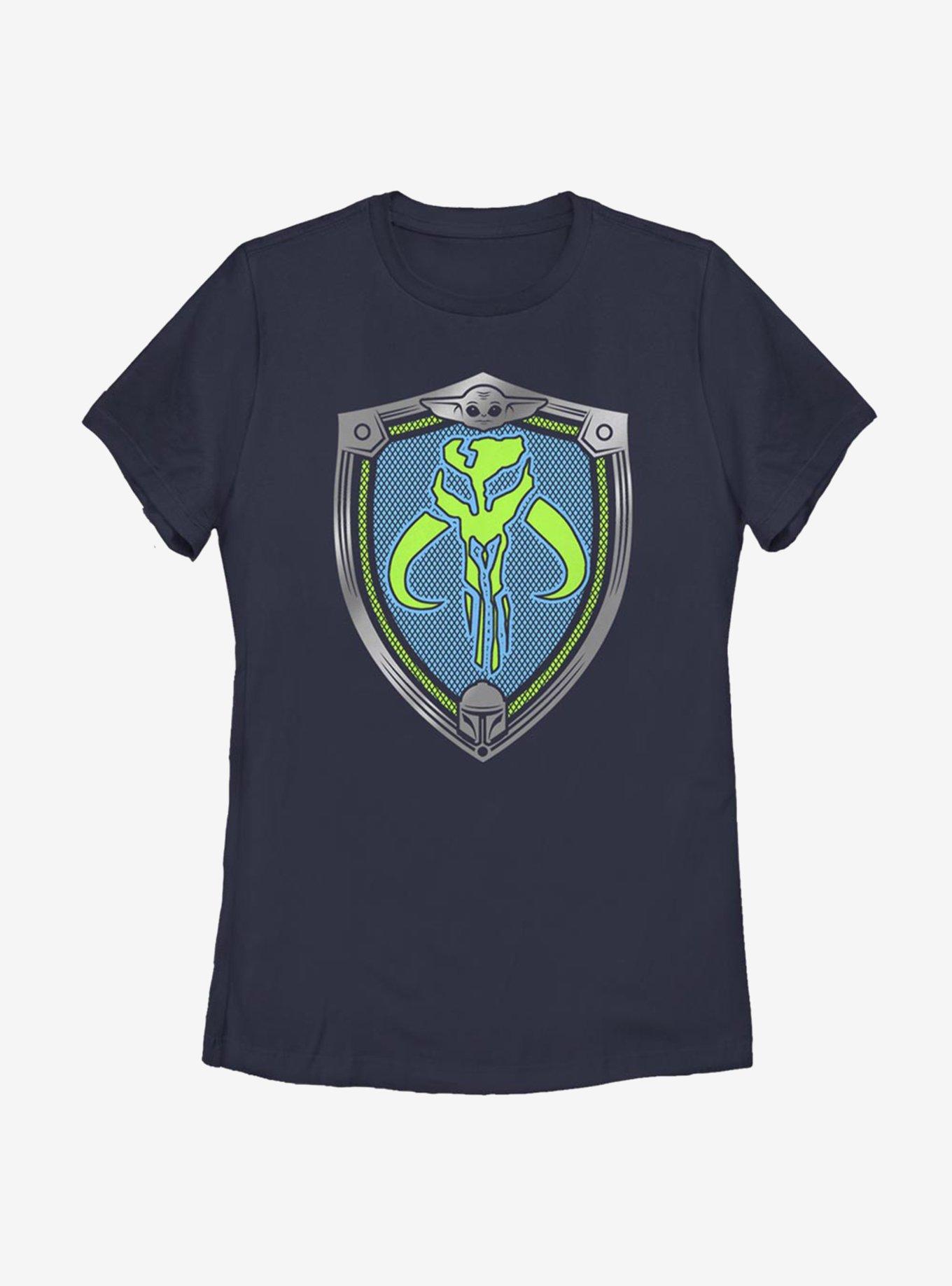 Star Wars The Mandalorian Shield Logo Womens T-Shirt, , hi-res