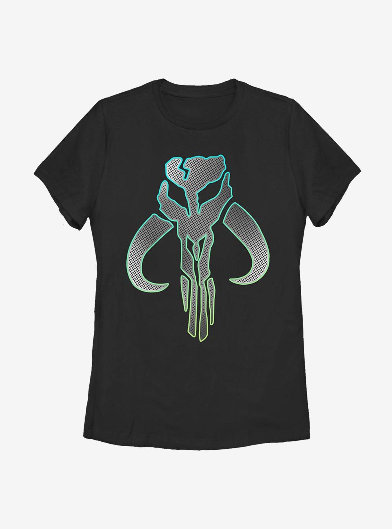 Star Wars The Mandalorian Silver Logo Womens T-Shirt, , hi-res
