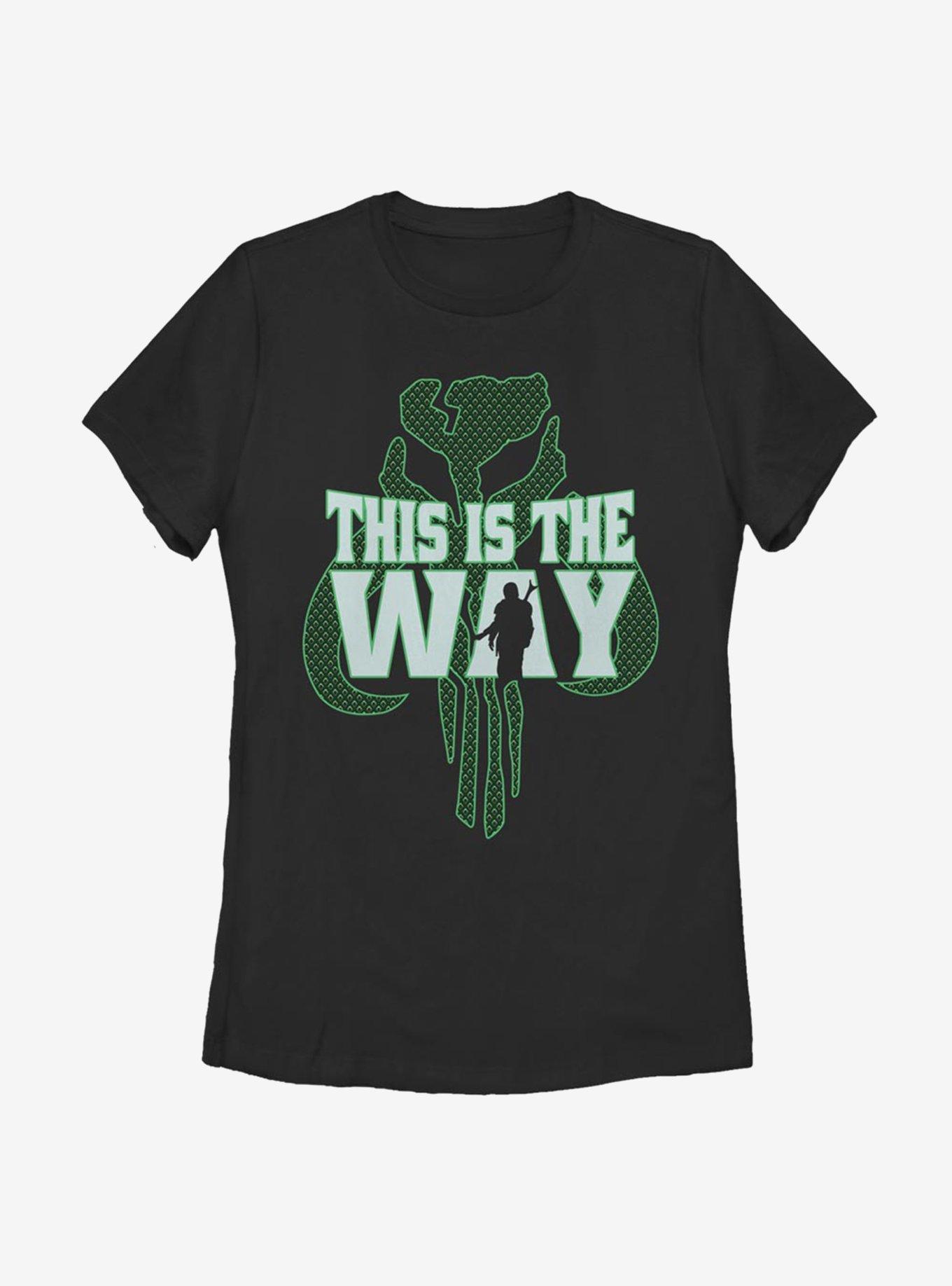 Star Wars The Mandalorian The Way Pattern Womens T-Shirt, , hi-res