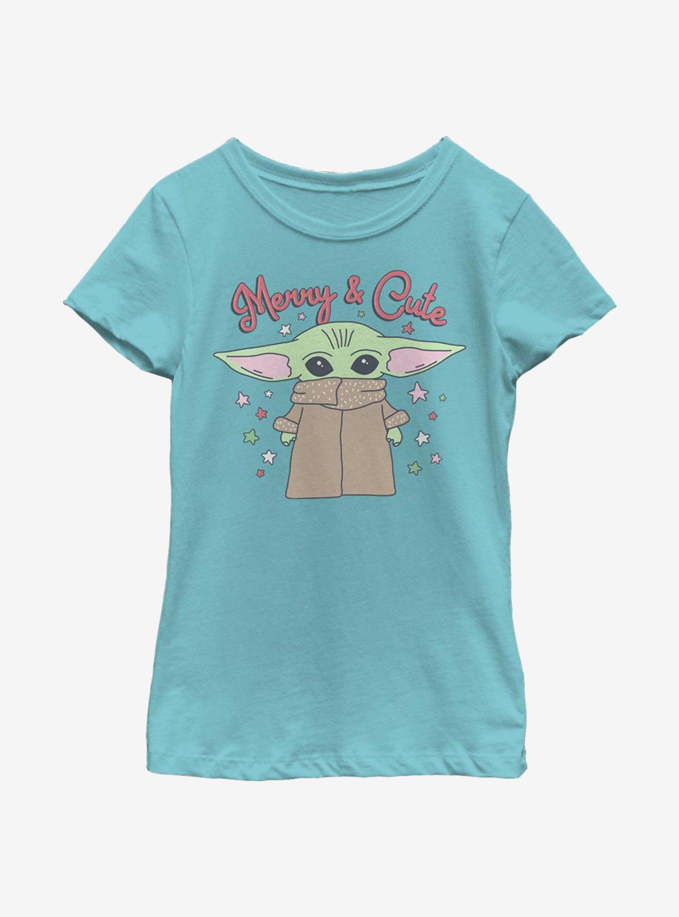 Star Wars The Mandalorian The Child Merry And Cute Youth Girls T-Shirt, , hi-res