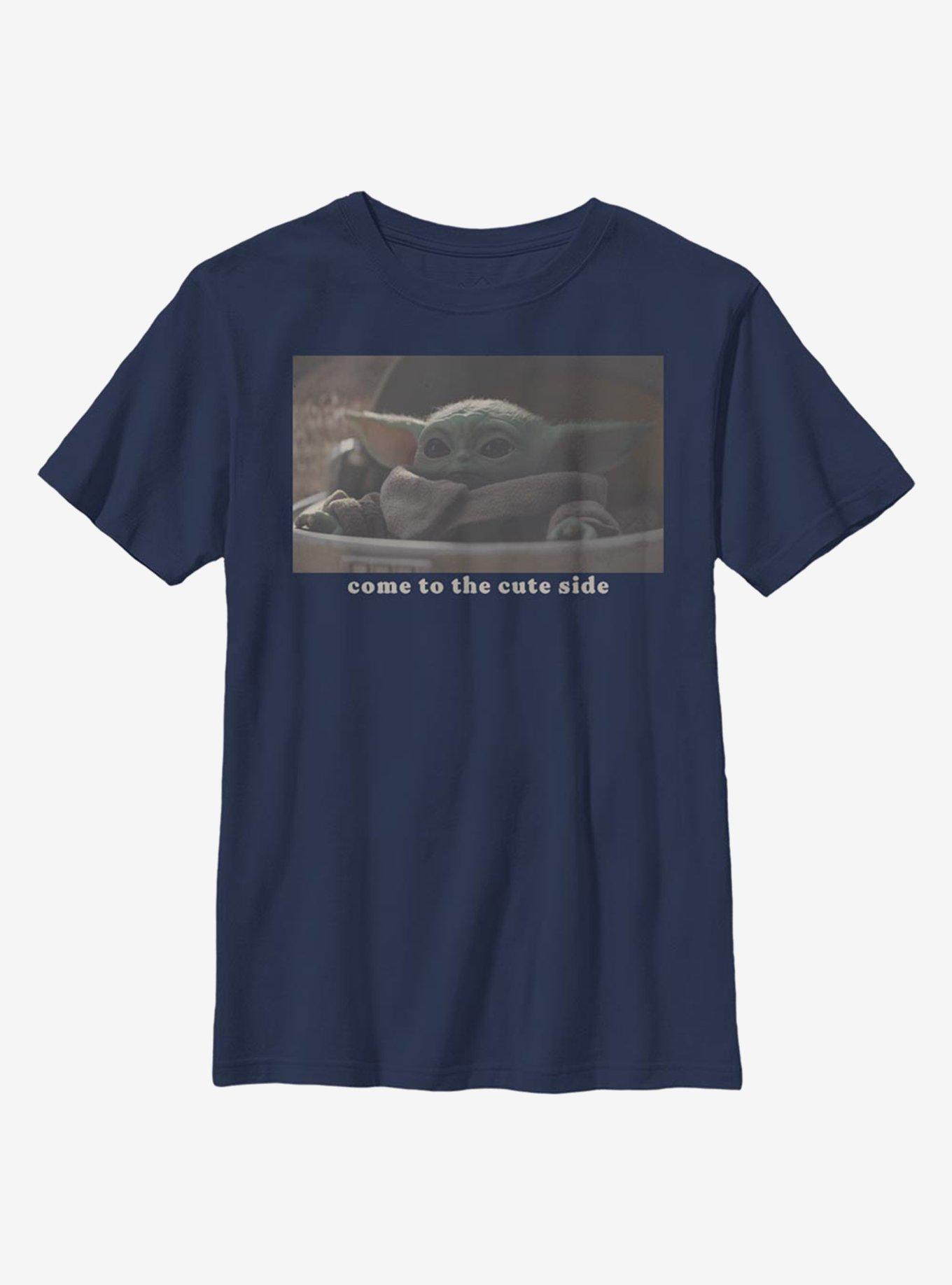 Star Wars The Mandalorian The Child Come To The Cute SIde Youth T-Shirt, , hi-res