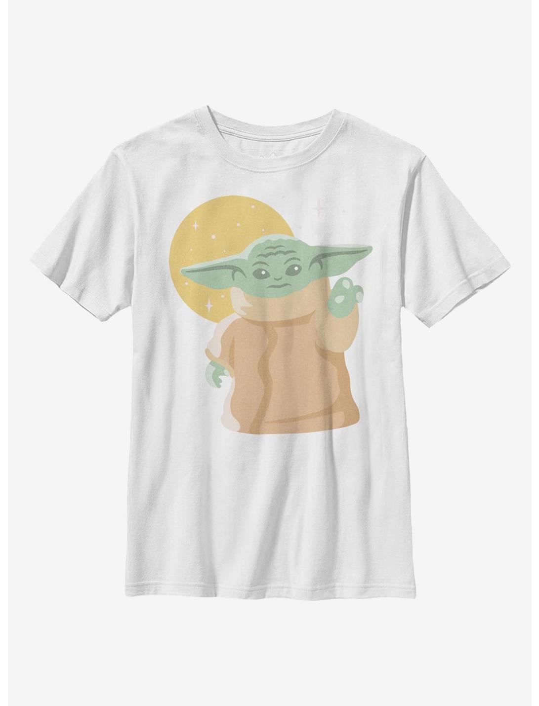 Star Wars The Mandalorian The Child Minimalist Youth T-Shirt, WHITE, hi-res