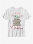 Star Wars The Mandalorian The Child All I Want Christmas Youth T-Shirt, WHITE, hi-res