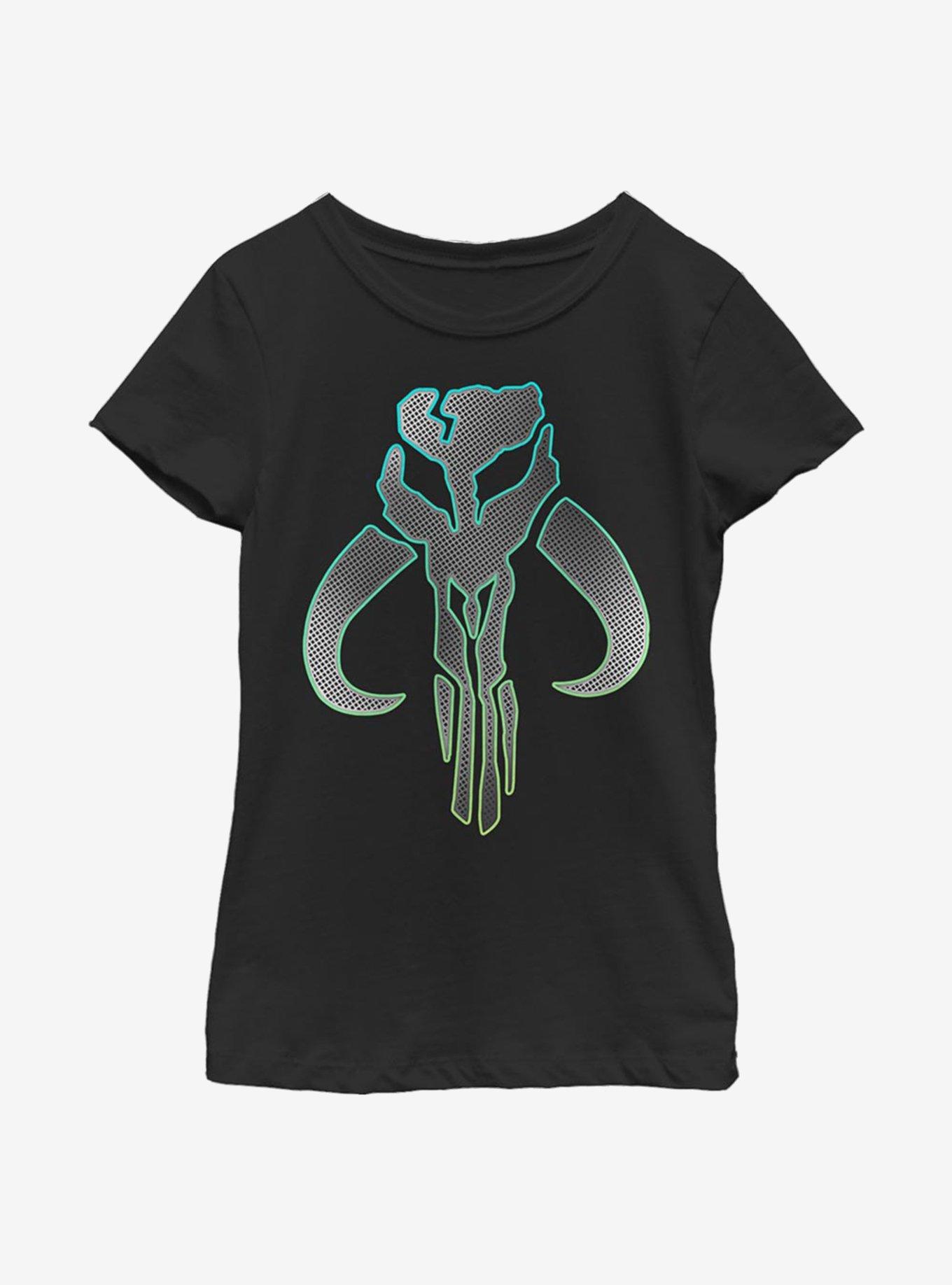 Star Wars The Mandalorian Silver Logo Youth Girls T-Shirt, , hi-res