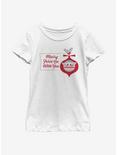 Star Wars The Mandalorian The Child Merry Force Christmas Youth Girls T-Shirt, WHITE, hi-res