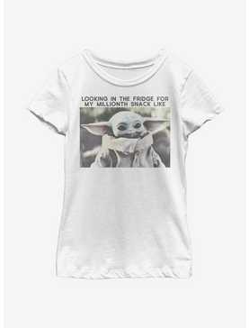 Star Wars The Mandalorian The Child Millionth Snack Youth Girls T-Shirt, , hi-res