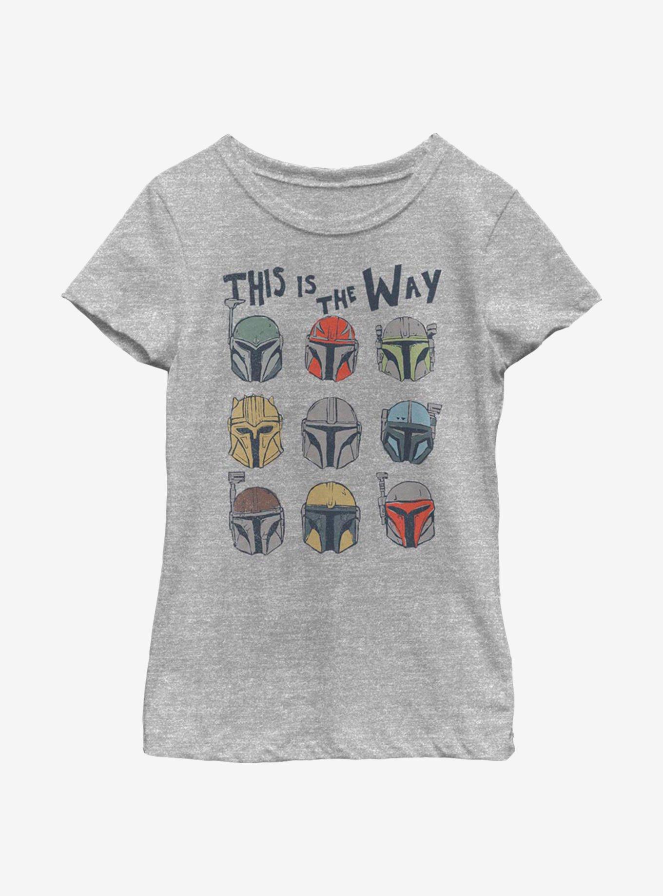 Star Wars The Mandalorian The Way Helmets Youth Girls T-Shirt, , hi-res
