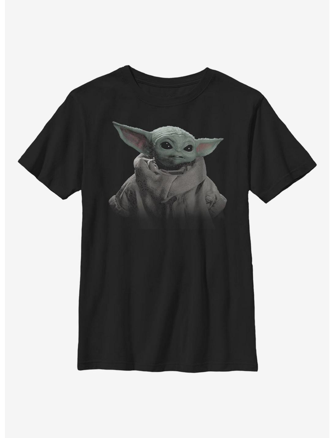 Star Wars The Mandalorian The Child Fade Youth T-Shirt, BLACK, hi-res