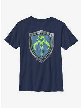 Star Wars The Mandalorian Shield Logo Youth T-Shirt, , hi-res