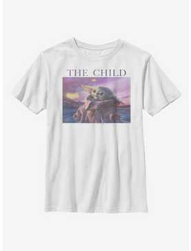 Star Wars The Mandalorian The Child Pink Sky Youth T-Shirt, , hi-res
