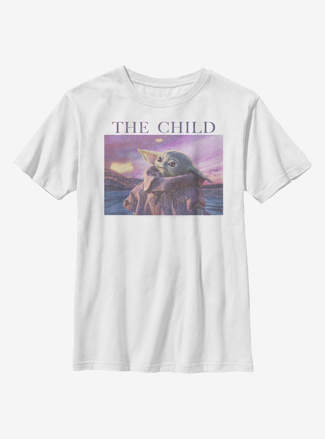 Star Wars The Mandalorian The Child Pink Sky Youth T-Shirt, , hi-res