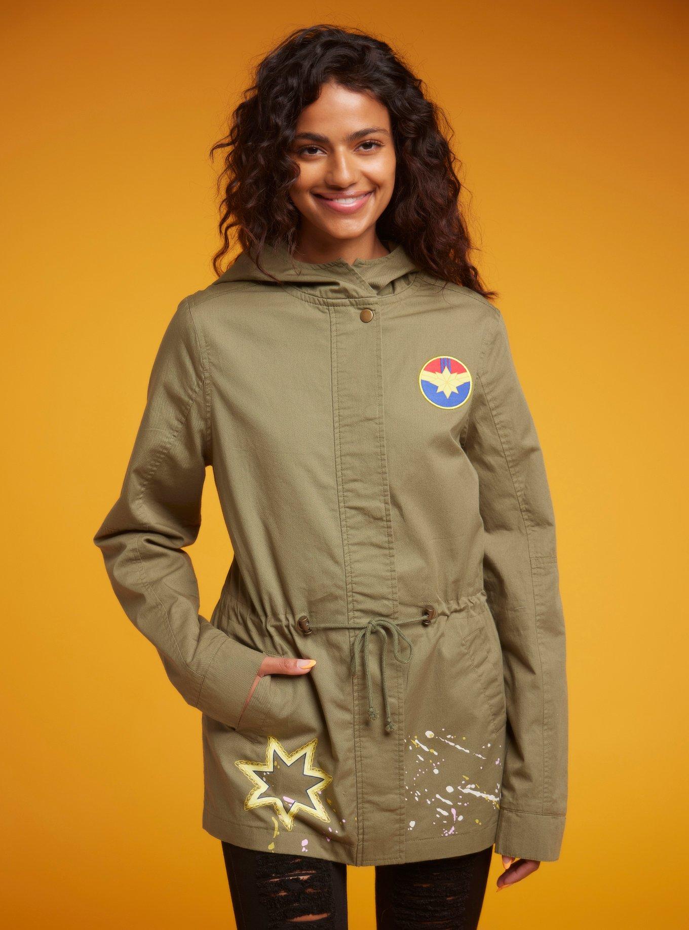 Her Universe Marvel Ms. Marvel Patch Anorak Jacket