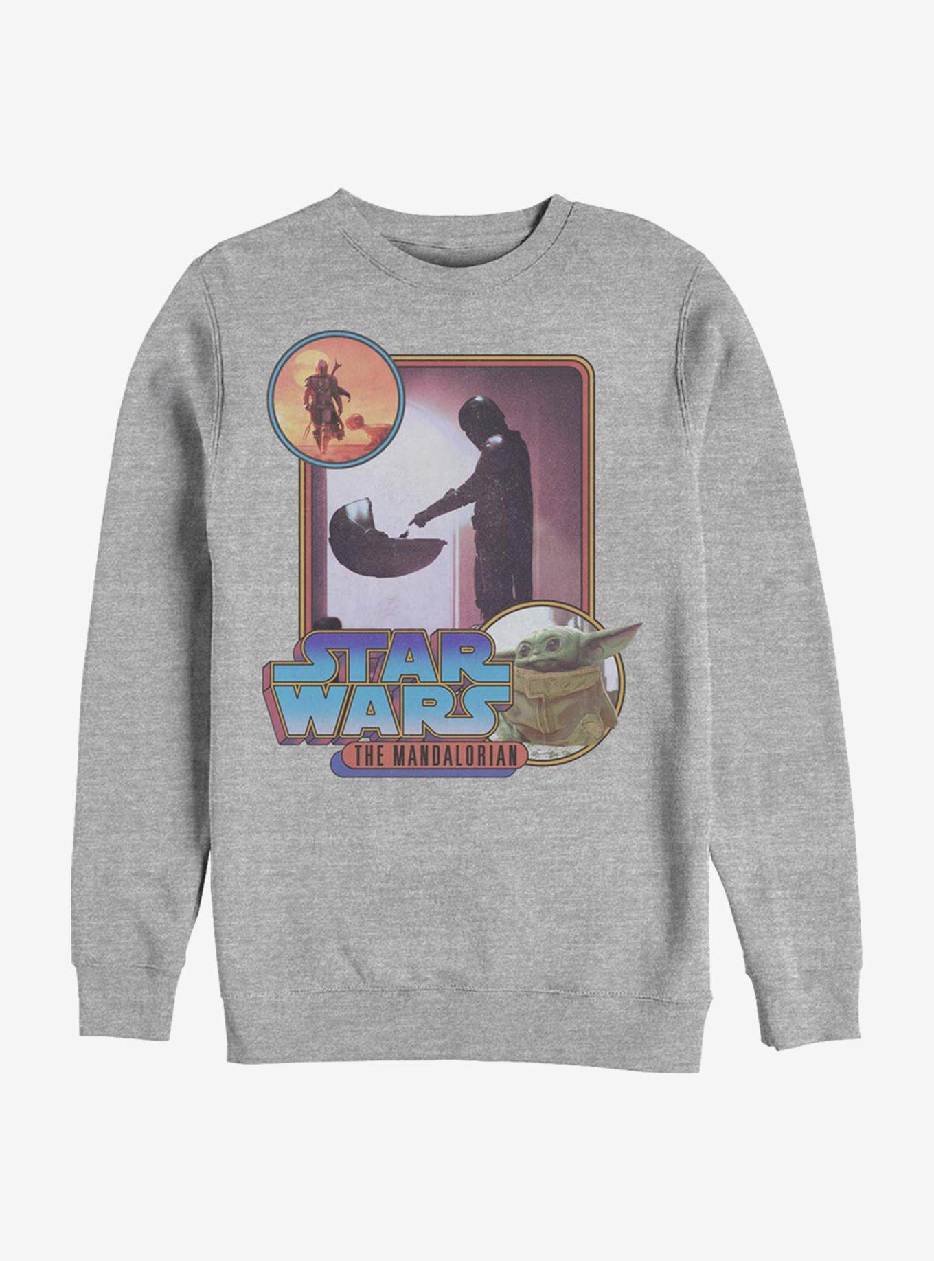 Star Wars The Mandalorian The Child Retro Design Sweatshirt, , hi-res