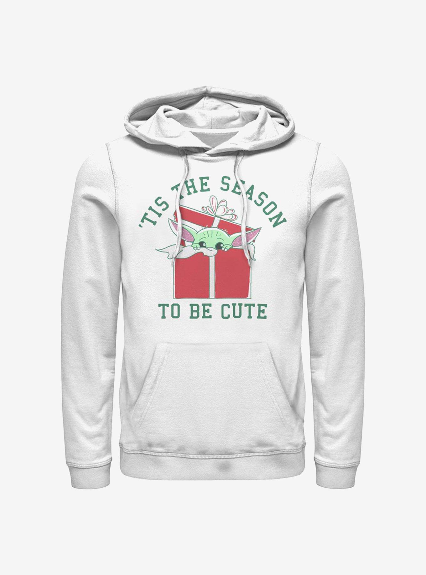 Star Wars The Mandalorian The Child Tis The Season Hoodie, WHITE, hi-res