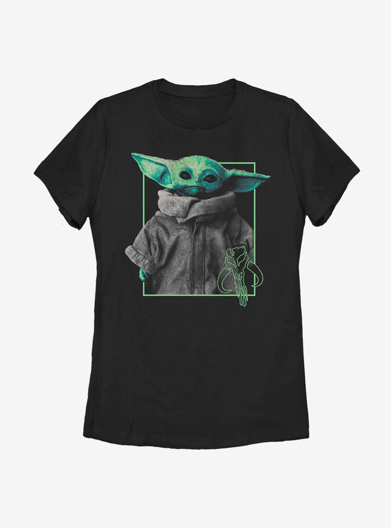 Star Wars The Mandalorian The Child Border Womens T-Shirt, , hi-res