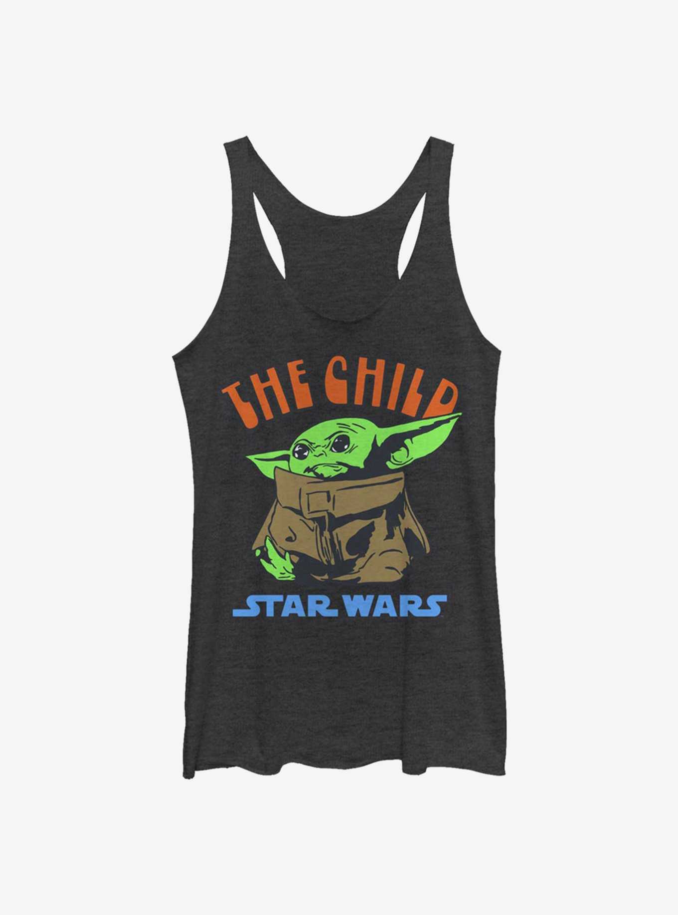 Star Wars The Mandalorian The Child Bright Letters Womens Tank Top, , hi-res