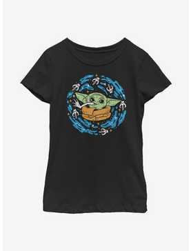 Star Wars The Mandalorian The Child Frog Spiral Youth Girls T-Shirt, , hi-res