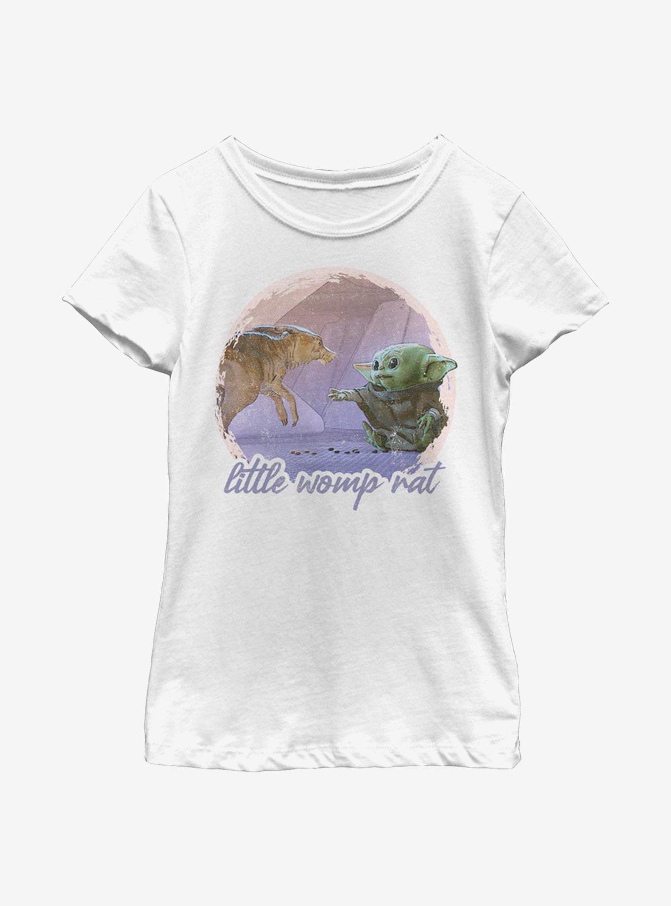 Star Wars The Mandalorian The Child Little Womp Rat Youth Girls T-Shirt, WHITE, hi-res