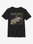 Star Wars The Mandalorian Bantha RIde Youth T-Shirt, BLACK, hi-res