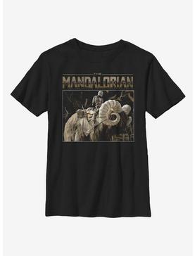 Star Wars The Mandalorian Bantha RIde Youth T-Shirt, , hi-res
