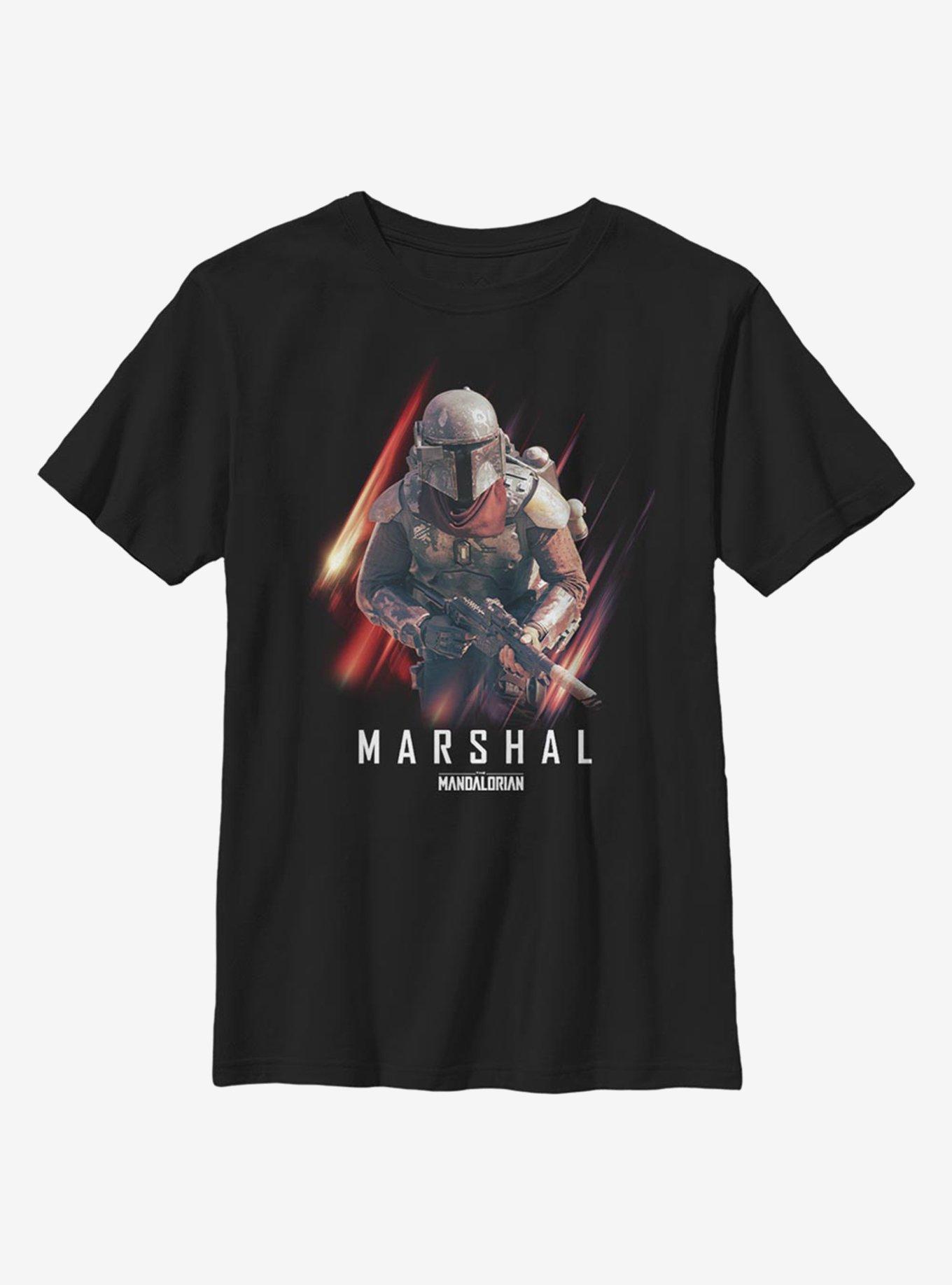 Star Wars The Mandalorian Marshal Action Youth T-Shirt, , hi-res