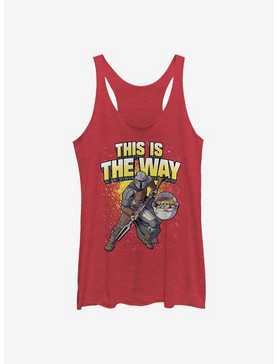 Star Wars The Mandalorian The Child This Is The Way Pose Womens Tank Top, , hi-res